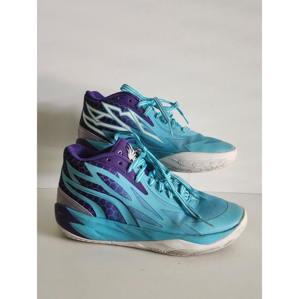 Puma LaMelo Vibrant Teal Purple Unisex Sneakers Size 6